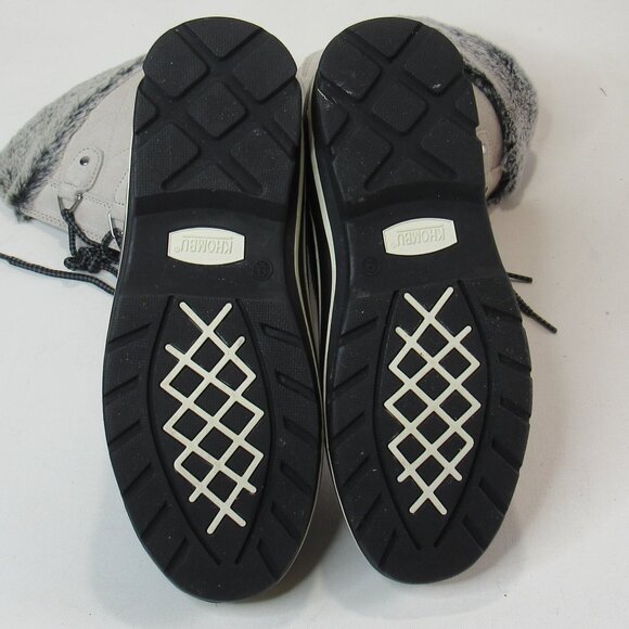 Khombu Women's Emily Suede Leather Winter Snow Boots Size 9 Faux Fur Cuff Trim - Picture 8 of 10